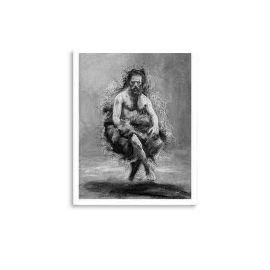 Charcotik 23 – 11x14 Charcoal Art Print