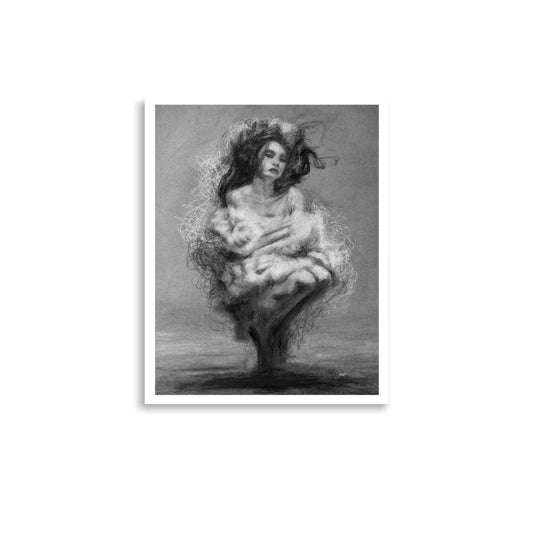 Charcotik 22 – 11x14 Charcoal Art Print