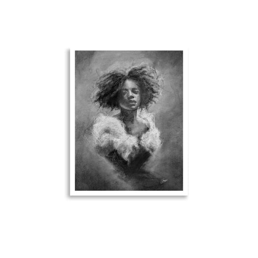 Charcotik 21 – 11x14 Charcoal Art Print