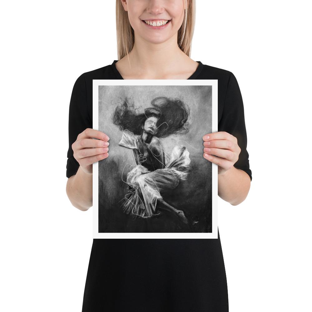 Charcotik 4 – 11x14 Charcoal Art Print