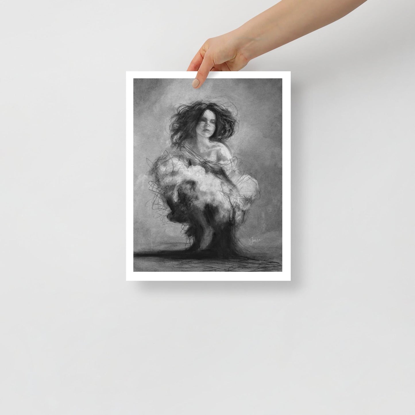 Charcotik 19 – 11x14 Charcoal Art Print