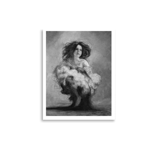 Charcotik 19 – 11x14 Charcoal Art Print