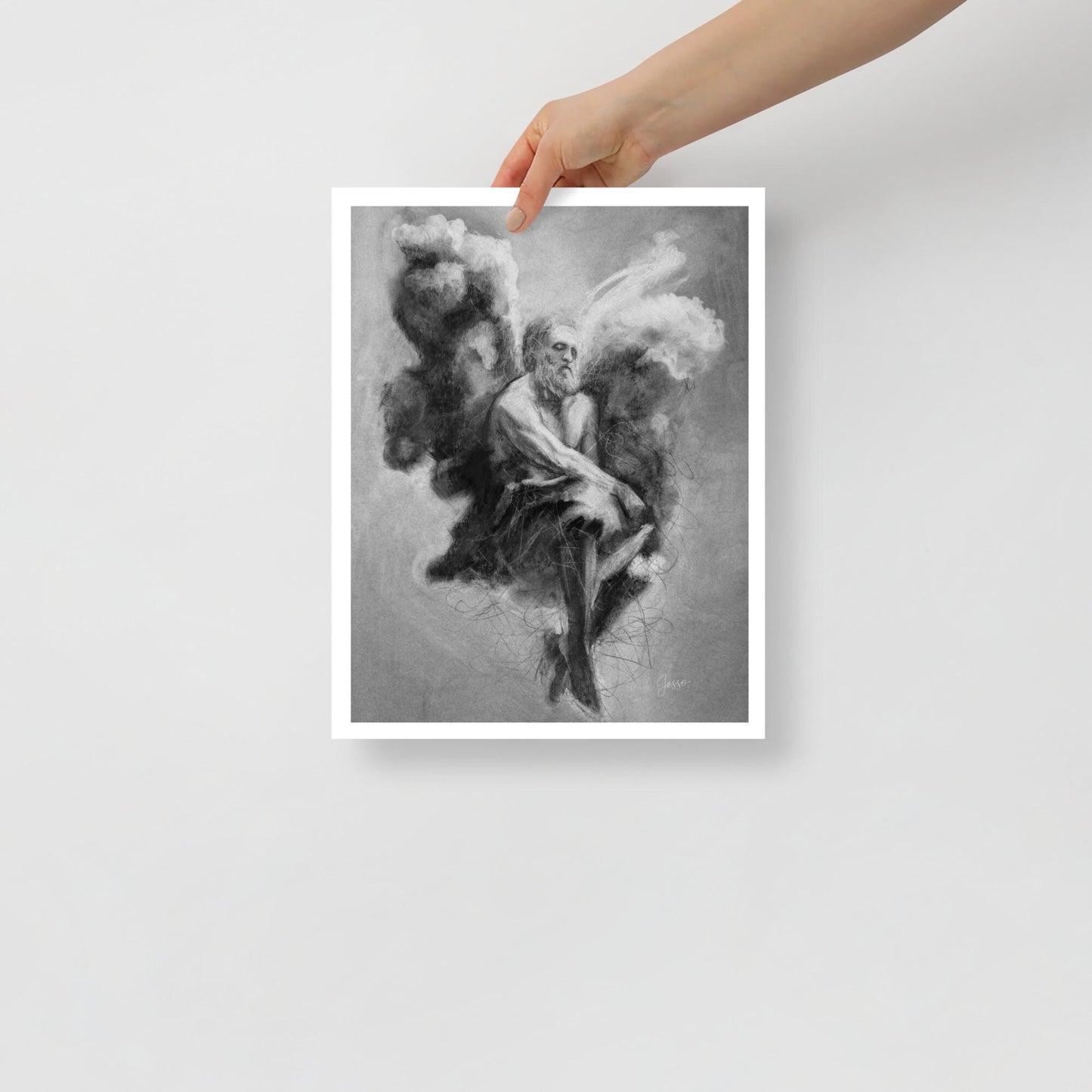 Charcotik 20 – 11x14 Charcoal Art Print