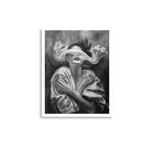 Charcotik 6 – 11x14 Charcoal Art Print