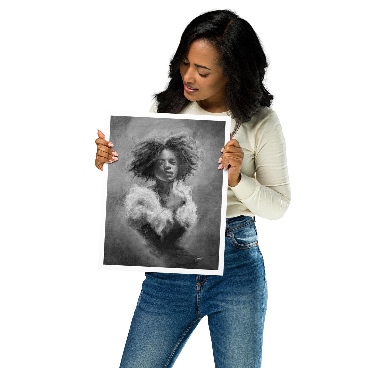 Charcotik 21 – 11x14 Charcoal Art Print