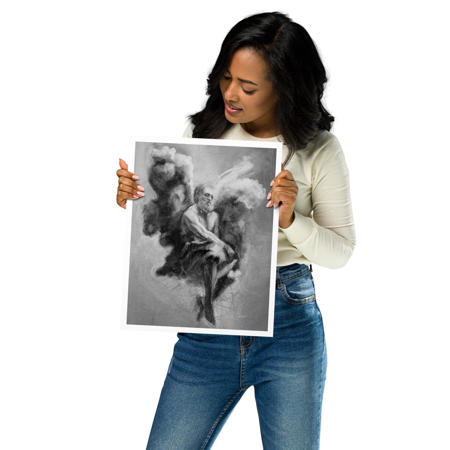 Charcotik 20 – 11x14 Charcoal Art Print