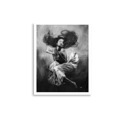 Charcotik 4 – 11x14 Charcoal Art Print