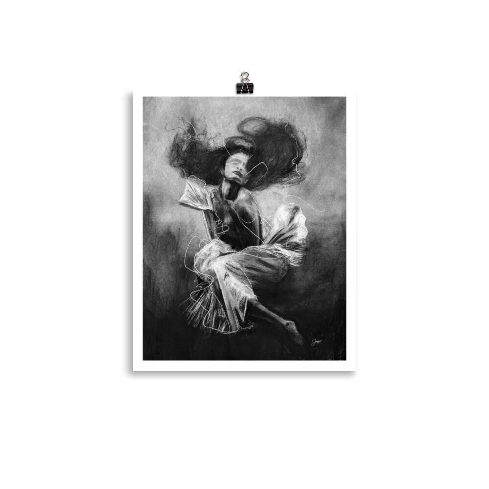 Charcotik 4 – 11x14 Charcoal Art Print