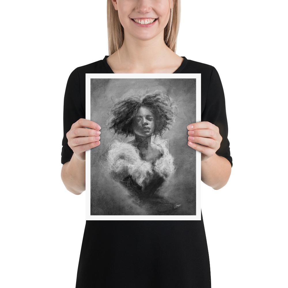 Charcotik 21 – 11x14 Charcoal Art Print