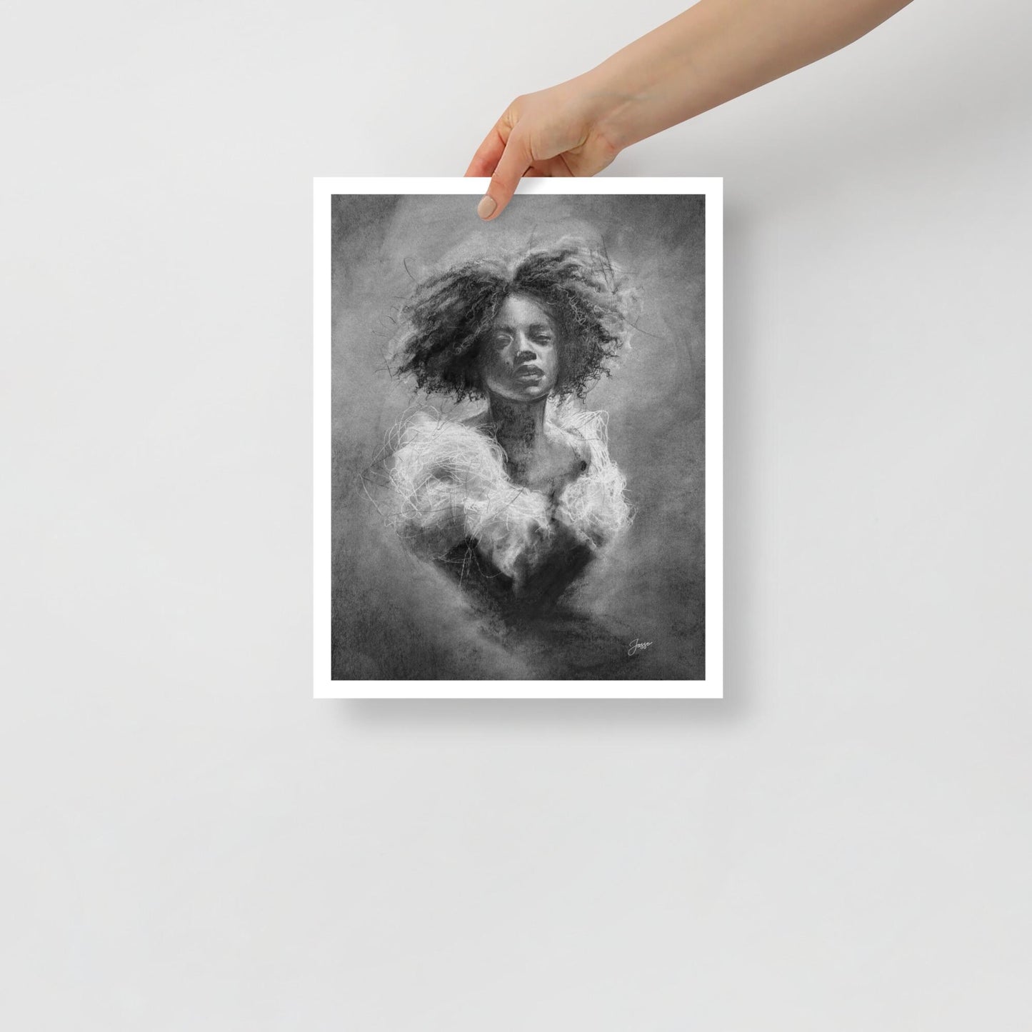Charcotik 21 – 11x14 Charcoal Art Print