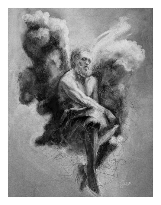 Charcotik 20 – 11x14 Charcoal Art Print