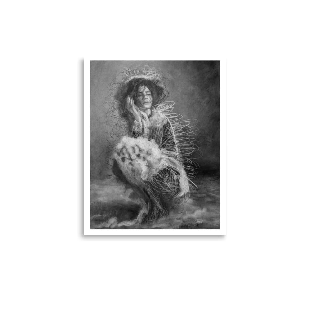 Charcotik 17 – 11x14 Charcoal Art Print